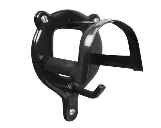 Derby Bridle Holders Brackets Vinyl Covered Black
