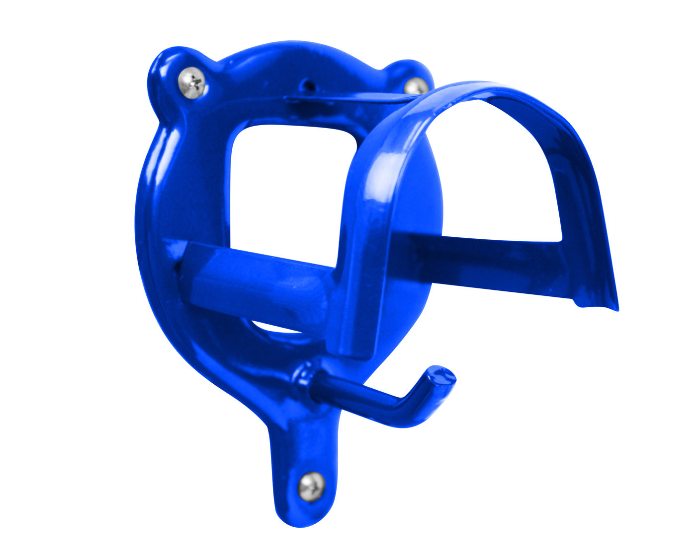 Derby Bridle Holders Brackets Vinyl Covered Blue