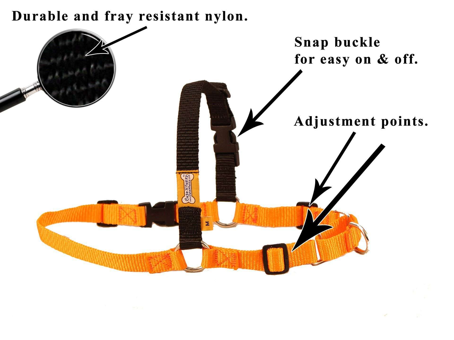 Comfort Walk Dog Harness by  cuteNfuzzyÂ® Details