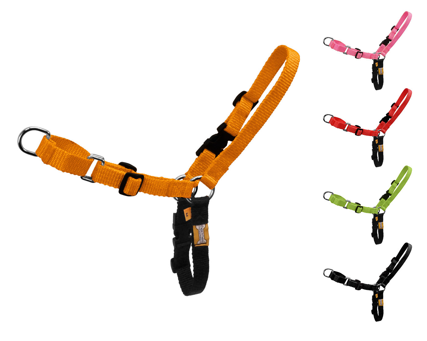 Comfort Walk Dog Harness by  cuteNfuzzyÂ® Orange Set
