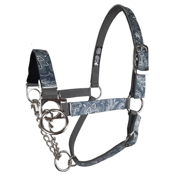 Tahoe Tack Nylon Overlay Cattle Restraint Halter with Padded Noseband and 6 Month Warranty