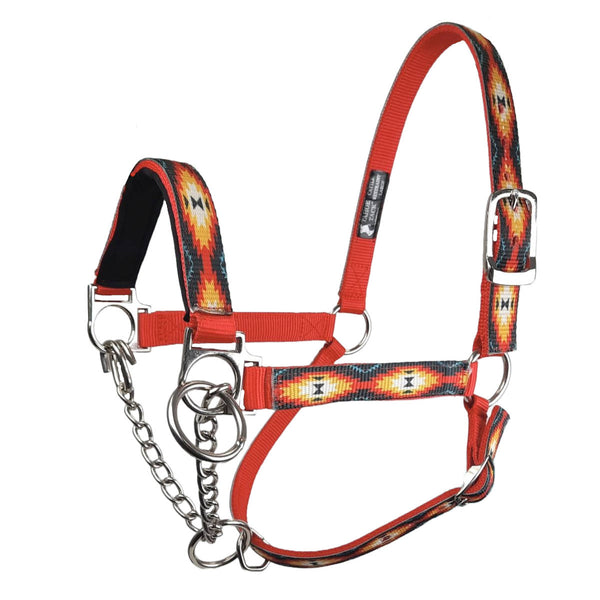 Tahoe Tack Nylon Overlay Cattle Restraint Halter with Padded Noseband and 6 Month Warranty