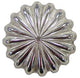 Shiny Silver Parachute Conchos with Screw Back