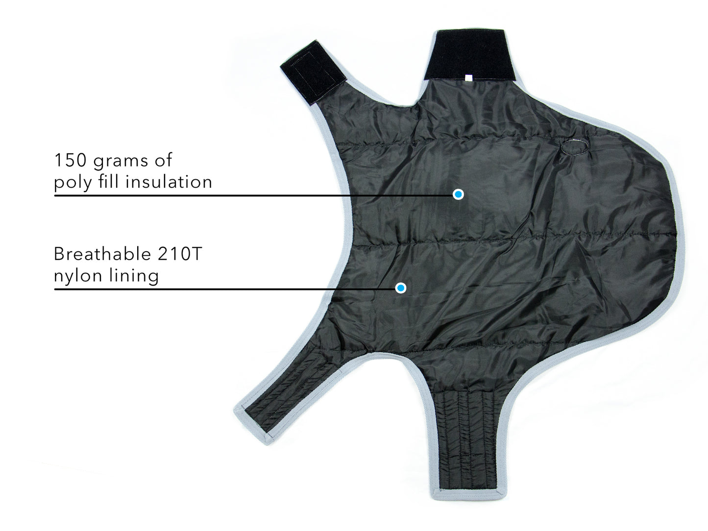 Derby Originals Comfort Fit Classic 600D Winter Dog Coat Features