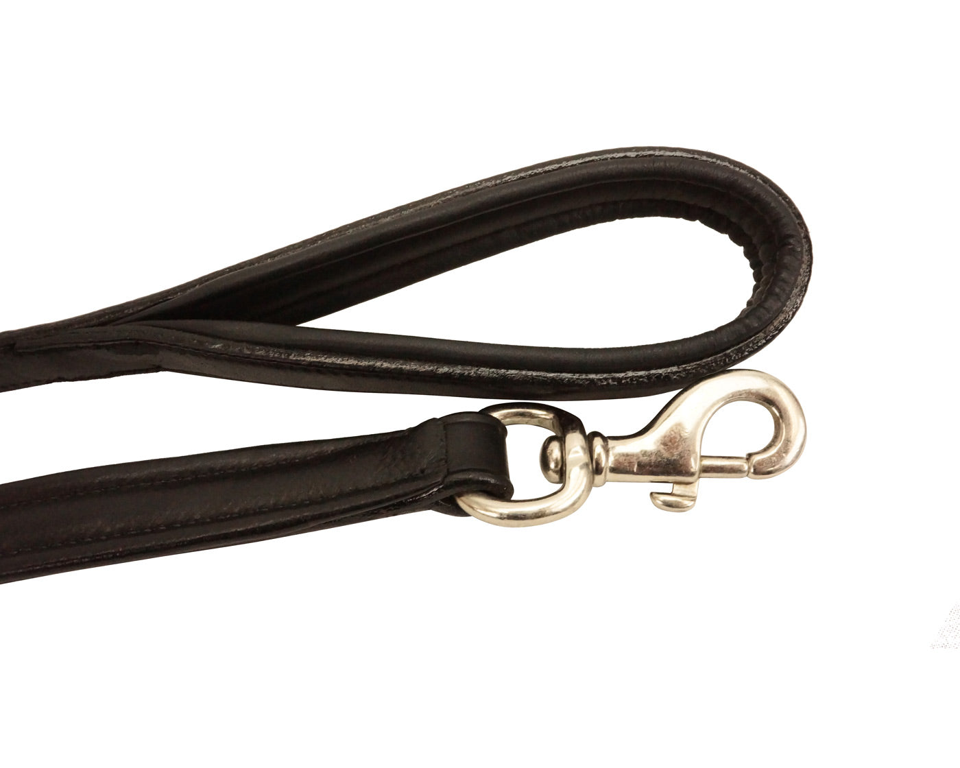 Derby Dog Designer Series Leash with Padded Handle and Diamond Shaped Studs USA Leather Main Image
