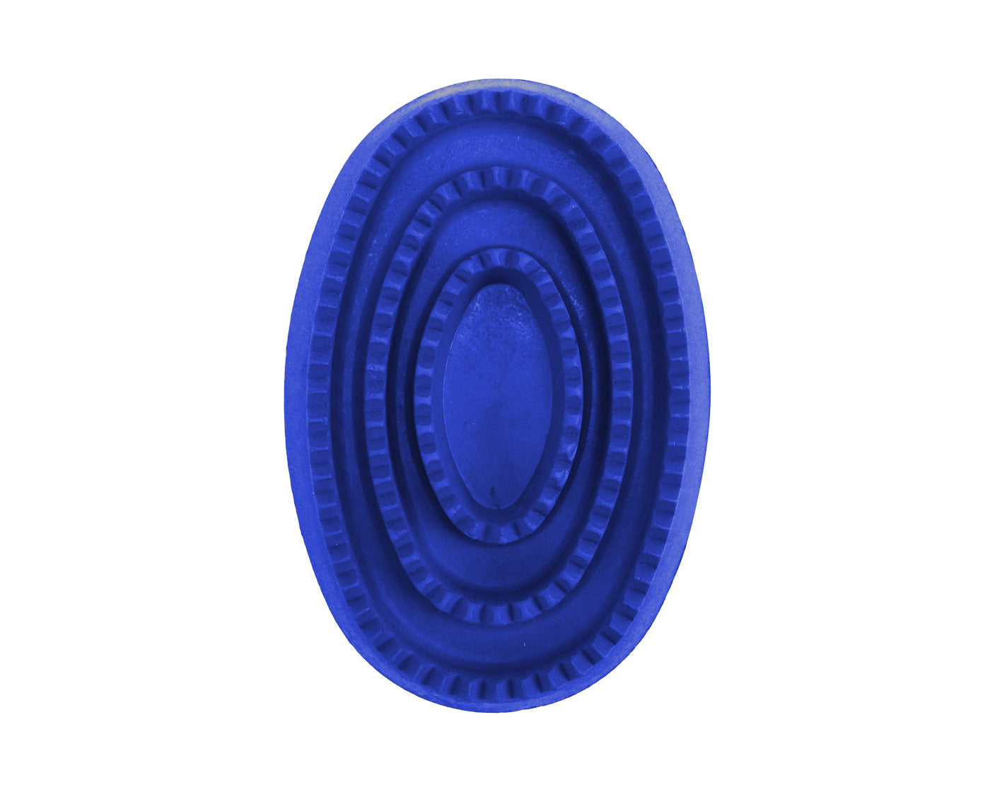 Derby Originals Large Rubber Curry Comb - Blue Color Main Image