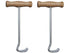 Derby Boot Pulls with Wood Handles Pair
