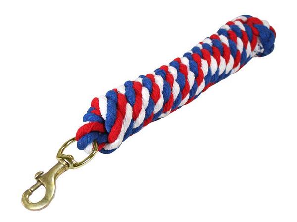 Derby Originals Pack of 2 Cotton Lead Ropes for Horses and Livestock, 10' long and 5/8