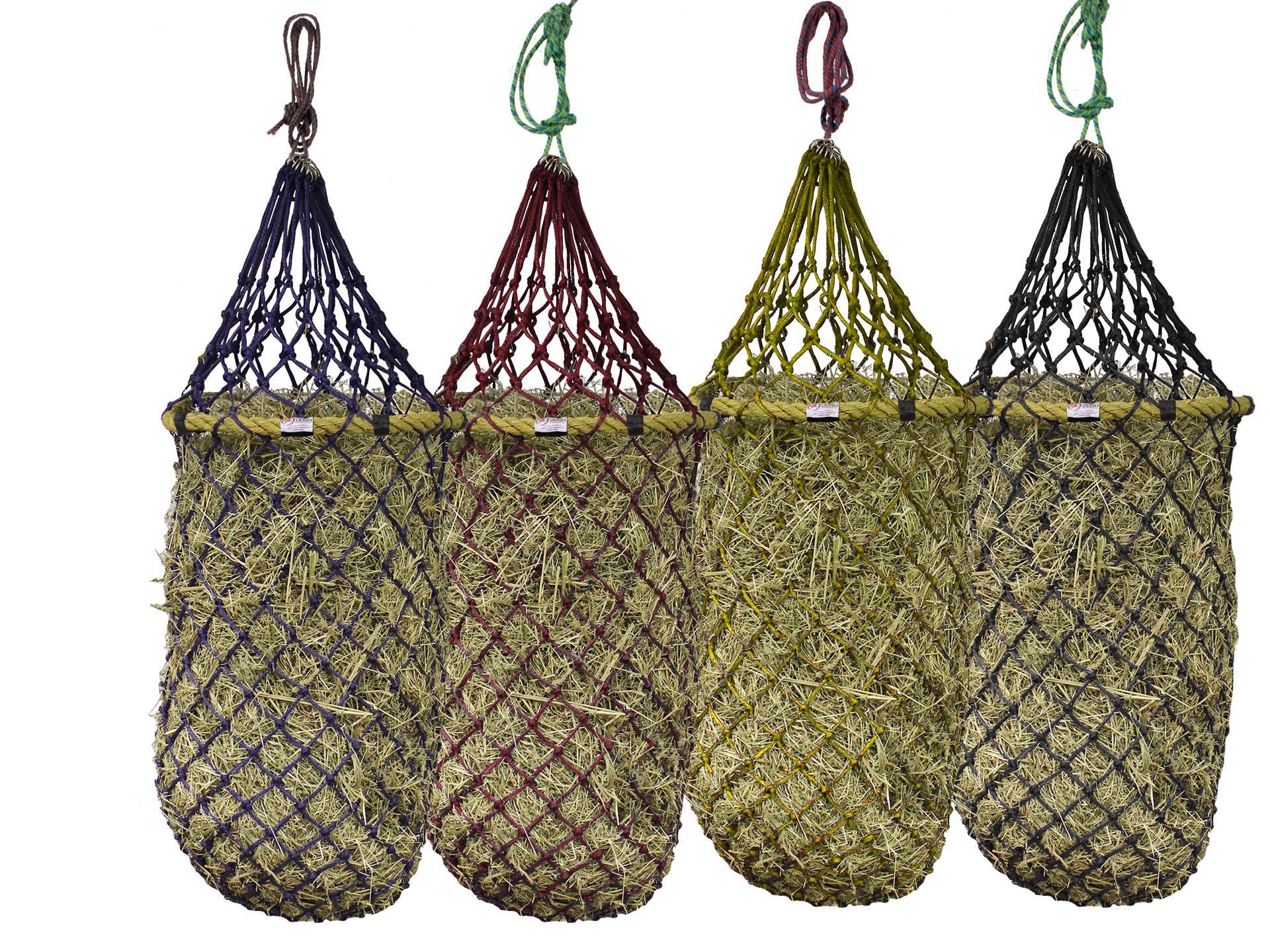 Derby Originals 56” Quik-Fil Slow Feed Hanging Hay Net for Horses