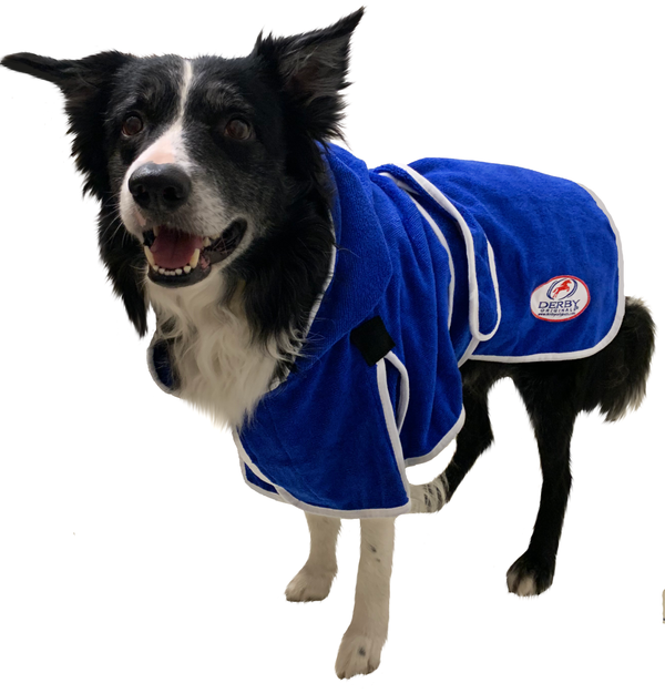 Derby Originals Ultra Flex Plush Microfiber Dog Bathrobe