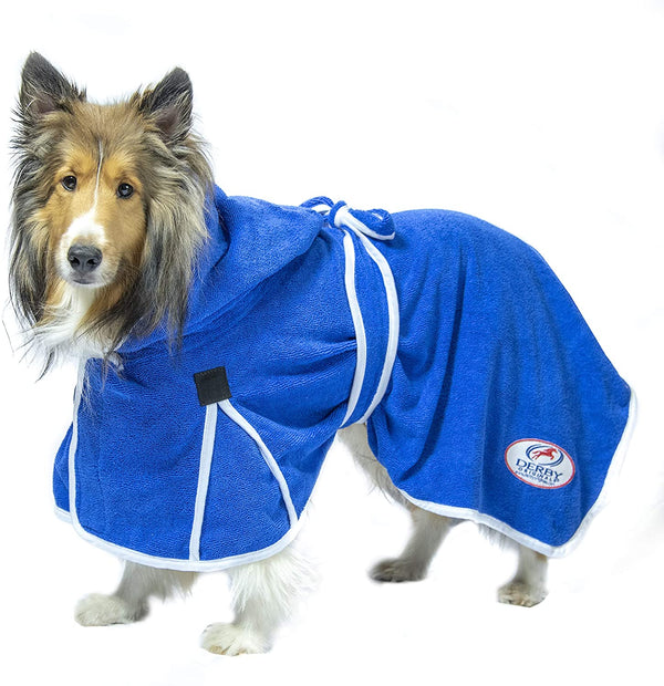 Derby Originals Ultra Flex Plush Microfiber Dog Bathrobe