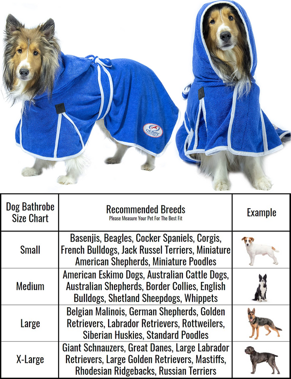 Derby Originals Ultra Flex Plush Microfiber Dog Bathrobe