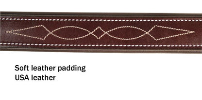 Derby Dog Designer Series USA Leather Padded Fancy 
