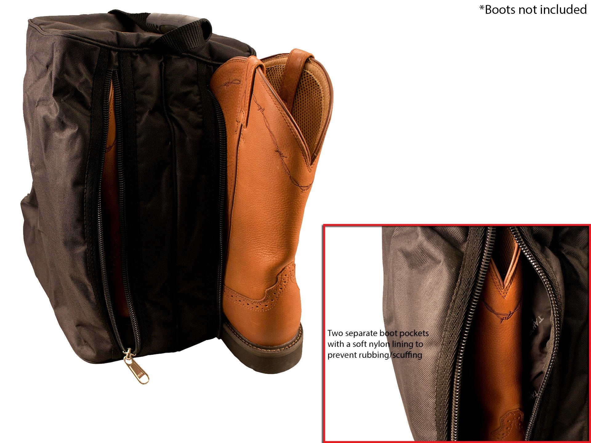 Tahoe Durango Premium Padded Waterproof Nylon Western Boot 