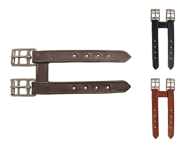 Paris Tack English Leather Girth Extender, Available in Multiple Colors