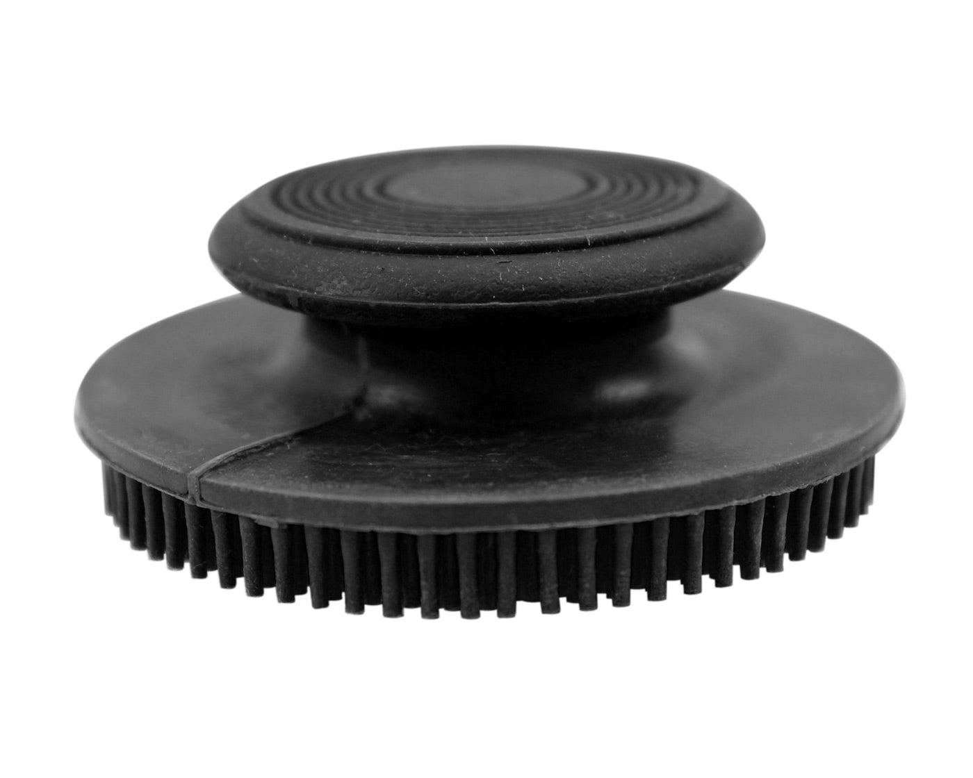 Fine Rubber Facial Curry Brush black main