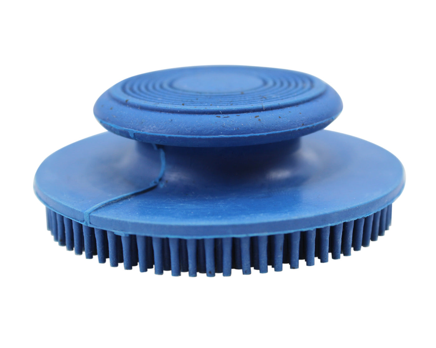 Fine Rubber Facial Curry Brush blue main
