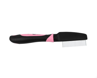 Pet Flea Comb Main Pink Black