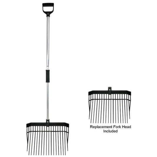 Tahoe Tack Stall Fork with Shaft and Extra Fork Head
