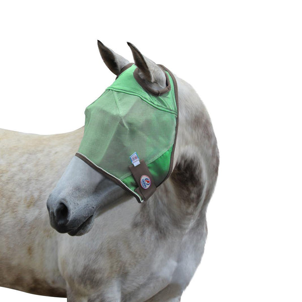 Derby Originals UV-Blocker Premium Reflective Safety Horse Fly Mask without Ears or Nose Cover with One Year Warranty