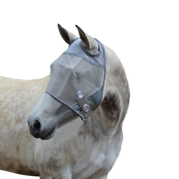 Derby Originals UV-Blocker Premium Reflective Safety Horse Fly Mask without Ears or Nose Cover with One Year Warranty