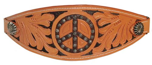 Tahoe Silverado Series Peace Sign Nylon Bronc Halter Nose