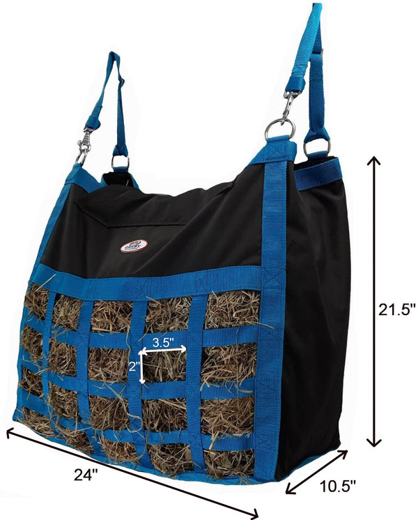 Paris Tack Supreme Slow Feed Top Load Hay Bag with Super Tough Bottom and 6 Month Warranty