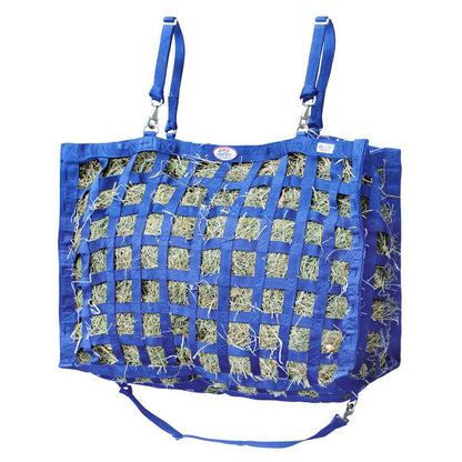 Paris Tack Large Supreme Slow Feeder Horse Hay Bag with Super Tough Bottom  Blue Color