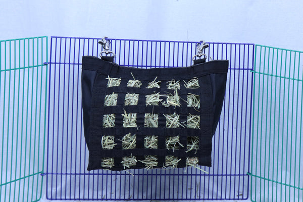 CuteNfuzzy Small Hay Bag for Guinea Pigs and Rabbits with 6 Month Warranty 10x9x5