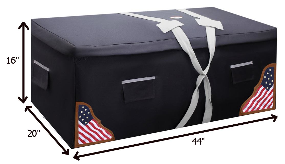 1200D Waterproof with Mesh Ventilation Windows and Patriotic or Cactus Leather Accents