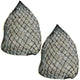 Paris Tack Set of 2 - 42" Soft Mesh Hay Nets with 2" Holes, Fits 4 Flakes of Hay