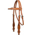 Tahoe Tack Country Double Layer Western Browband Headstall USA Leather