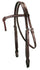 Tahoe Red River Spotted Knotted Headstall USA Leather