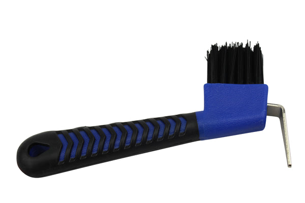 Derby Originals Soft Grip Horse Hoof Pick with Brush Available in Three Colors