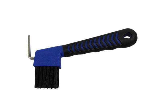 Derby Originals Soft Grip Horse Hoof Pick with Brush Available in Three Colors