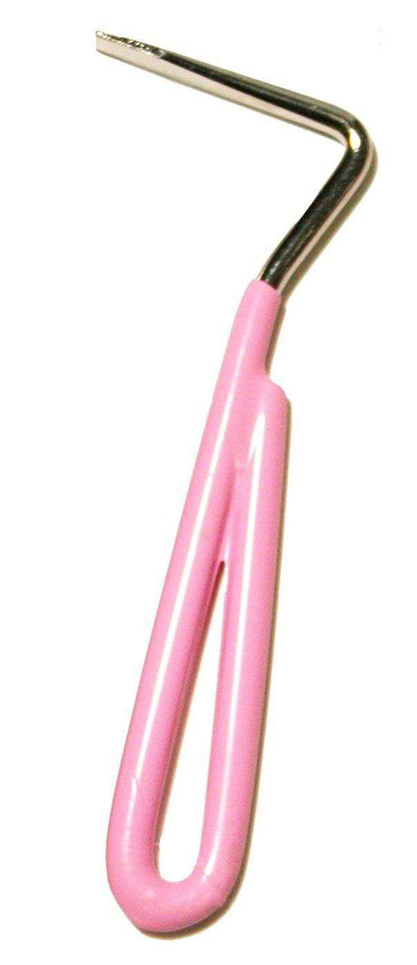 Derby Originals PVC Coated Steel Horse Hoof Pick Available in Colors Pink