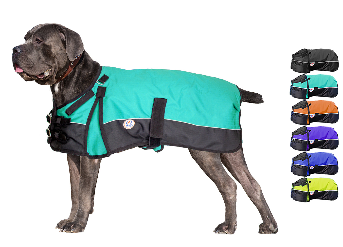 Horse-Tough Reflective 600D Waterproof Ripstop Nylon Winter Dog Coat swatch