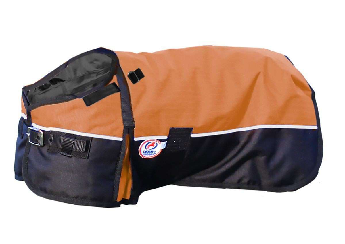 Derby Originals Adjust-to-Fit Horse-Tough Reflective 600D Waterproof Ripstop Nylon Winter Dog Coat  side view