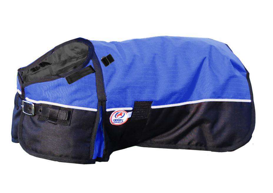 Derby Originals Adjust-to-Fit Horse-Tough Reflective 600D Waterproof Ripstop Nylon Winter Dog Coat side view