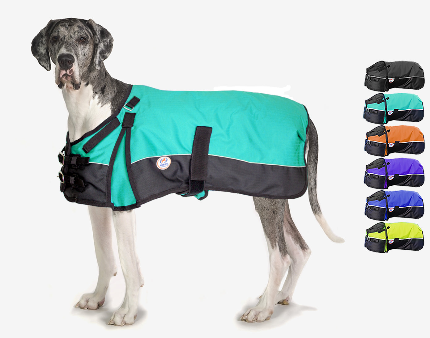 Horse-Tough Reflective 600D Waterproof Ripstop Nylon Winter Dog Coat large
