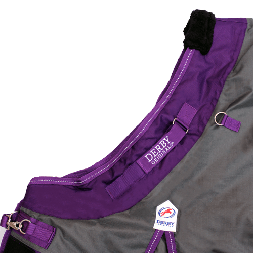 Derby Originals Premium Pair of Removable Universal Elastic Leg Straps for Horse Blankets - Fe
