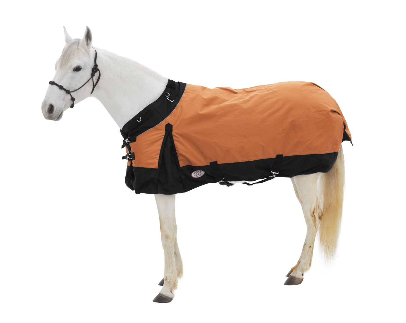 Derby Originals Wind Storm 1200D All Season Horse Turnout Waterproof Rain Sheet Orange main