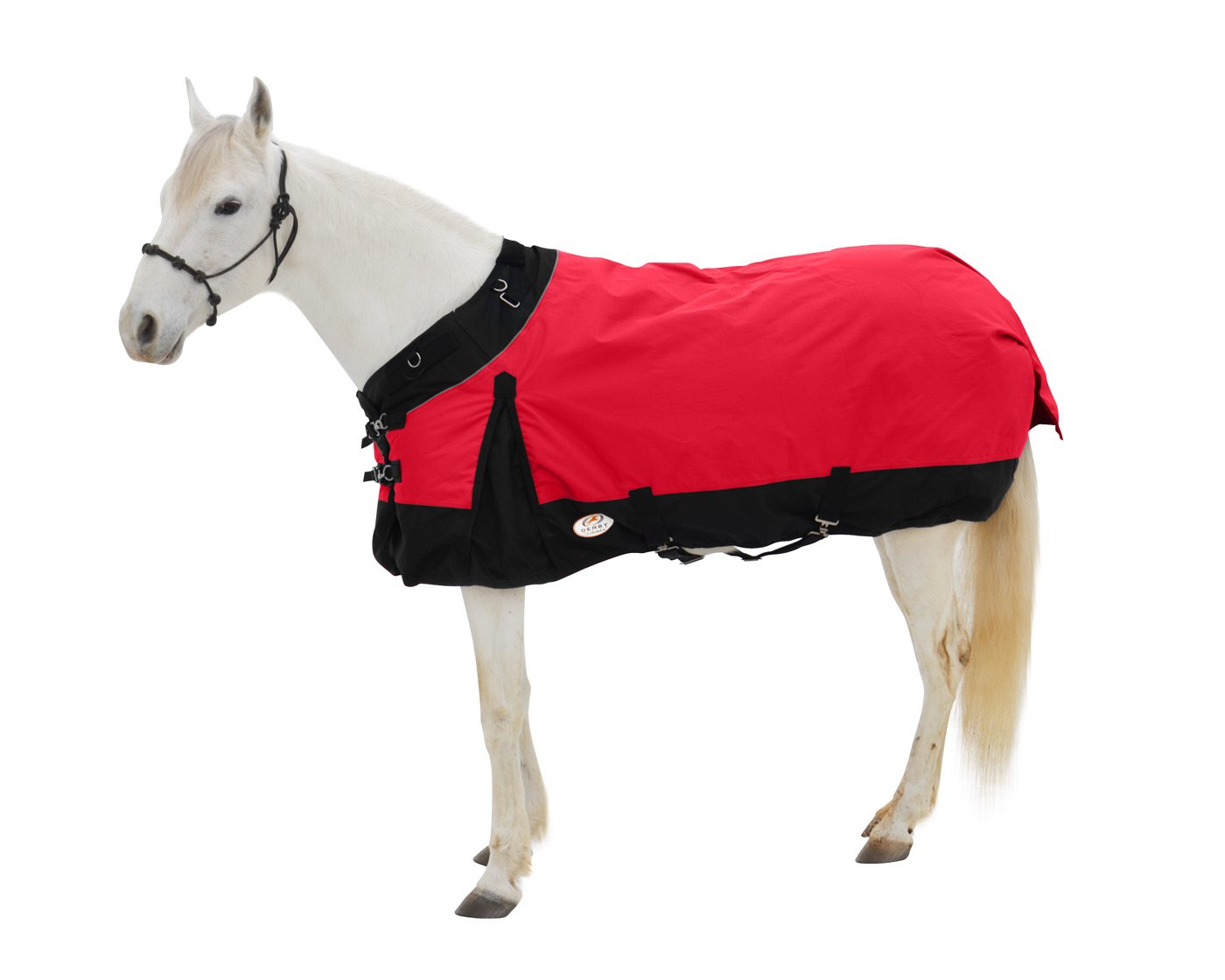 Derby Originals Wind Storm 1200D All Season Horse Turnout Waterproof Rain Sheet Red 