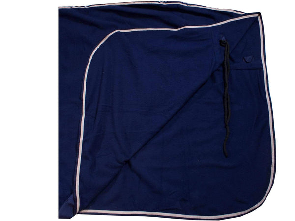 Derby Originals Fleece Cooler for Horses All Season Sheet & Blanket Liner with Crossed Surcingles