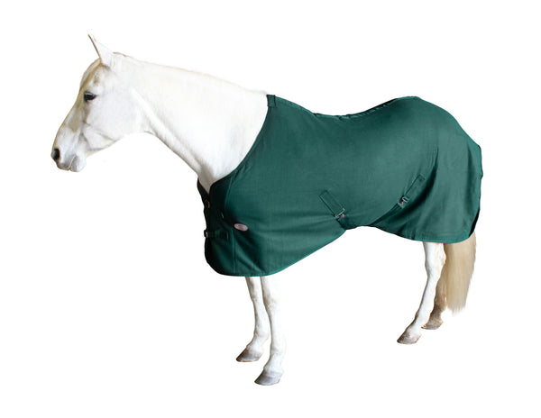 Derby Originals Fleece Cooler for Horses All Season Sheet & Blanket Liner with Crossed Surcingles