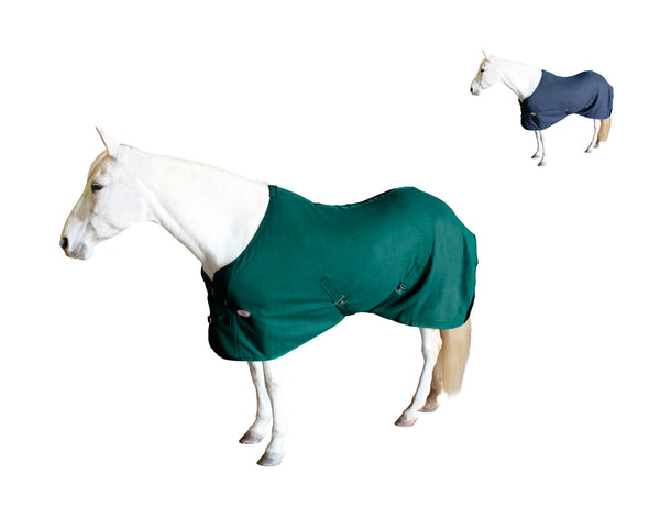 Derby Originals Fleece Cooler for Horses All Season Sheet & Blanket Liner with Crossed Surcingles