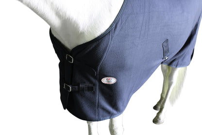 Derby Originals Fleece Cooler for Horses All Season Sheet & Blanket Liner with Crossed Surcingles Detail