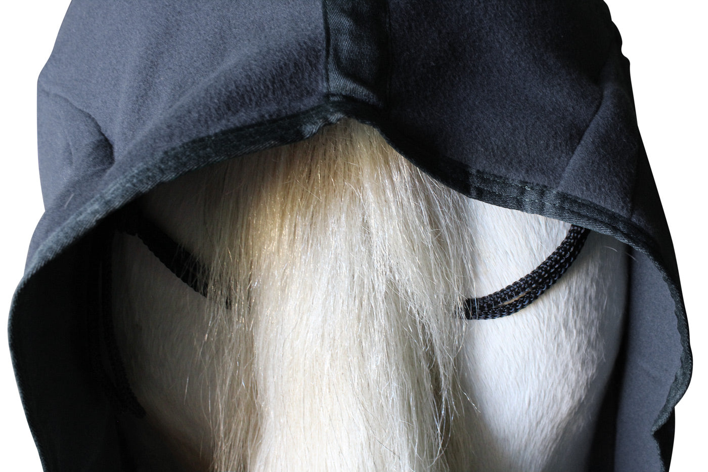 Derby Originals Fleece Cooler for Horses All Season Sheet & Blanket Liner Navy Rear