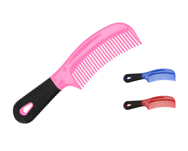 Tahoe Tack Horse Grooming Soft Grip Mane and Tail Comb Available in Three Colors