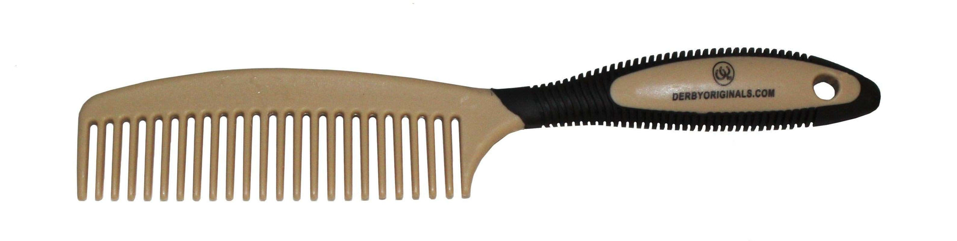 Derby Super Grip Mane and Tail Comb Tan Close Up